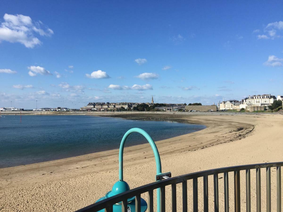 Studio Bord de Plage des Bas Sablons Saint Malo Extérieur photo